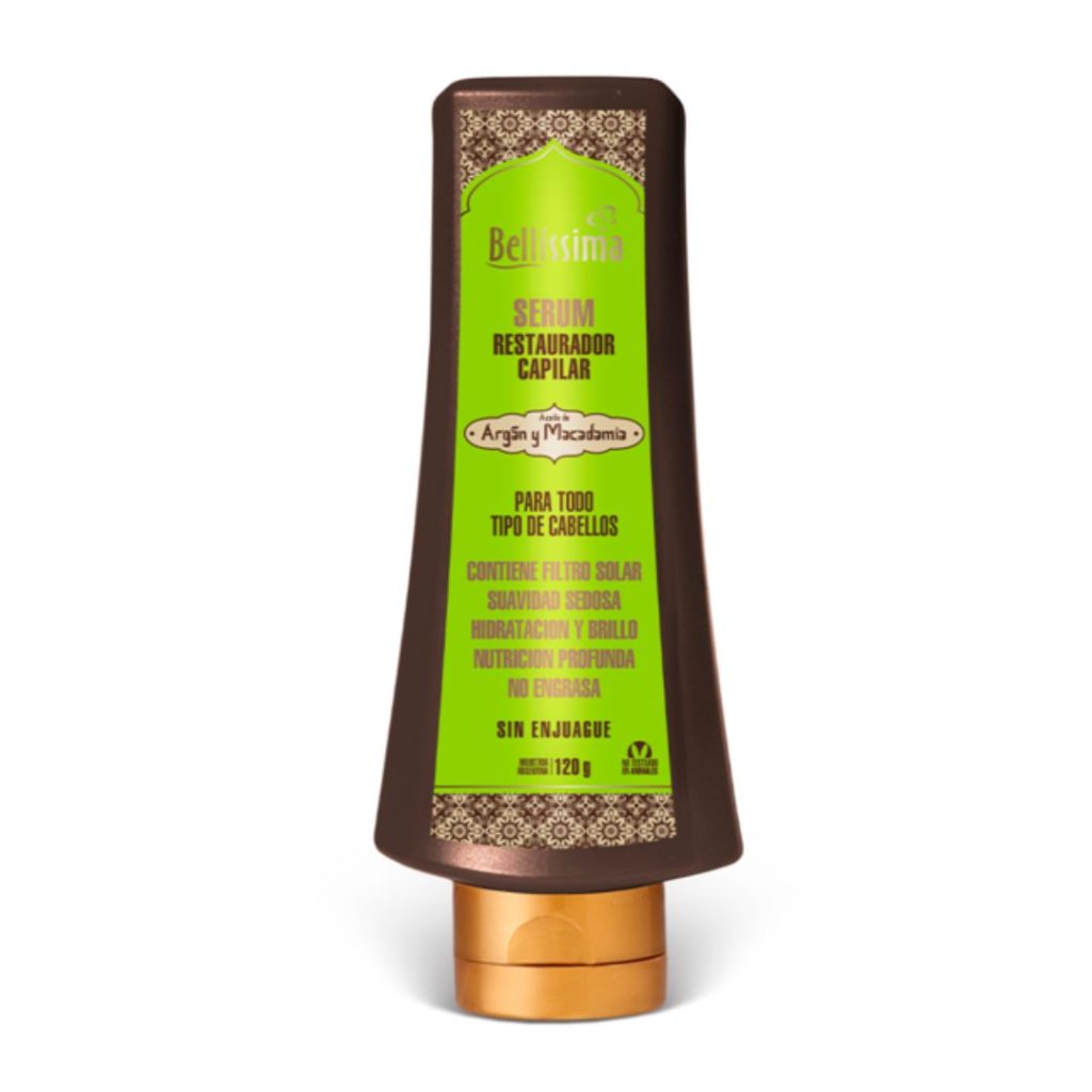 ARGAN y MACADAMIA SERUM S/ENJ. x120gr. (BELLISSIMA)