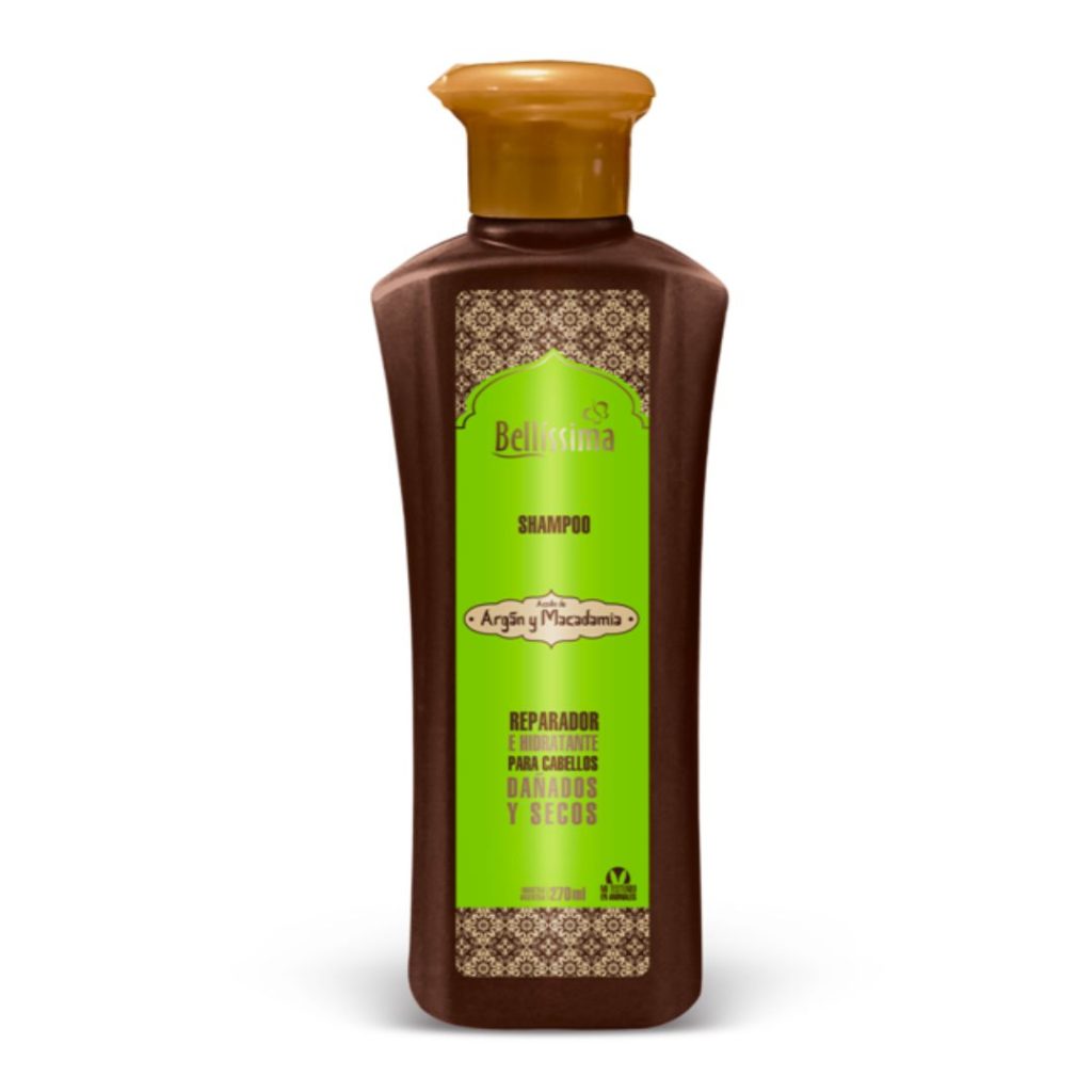 ARGAN y MACADAMIA SHAMPOO x270ml. (BELLISSIMA)