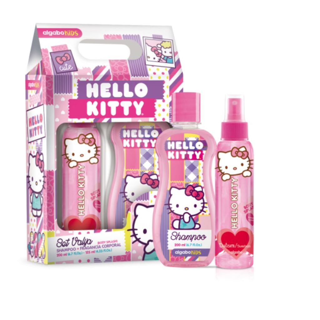 HELLO KITTY SET x2 FRAG. CORP. + SHAMPOO (3800001) (ALGABO KIDS)