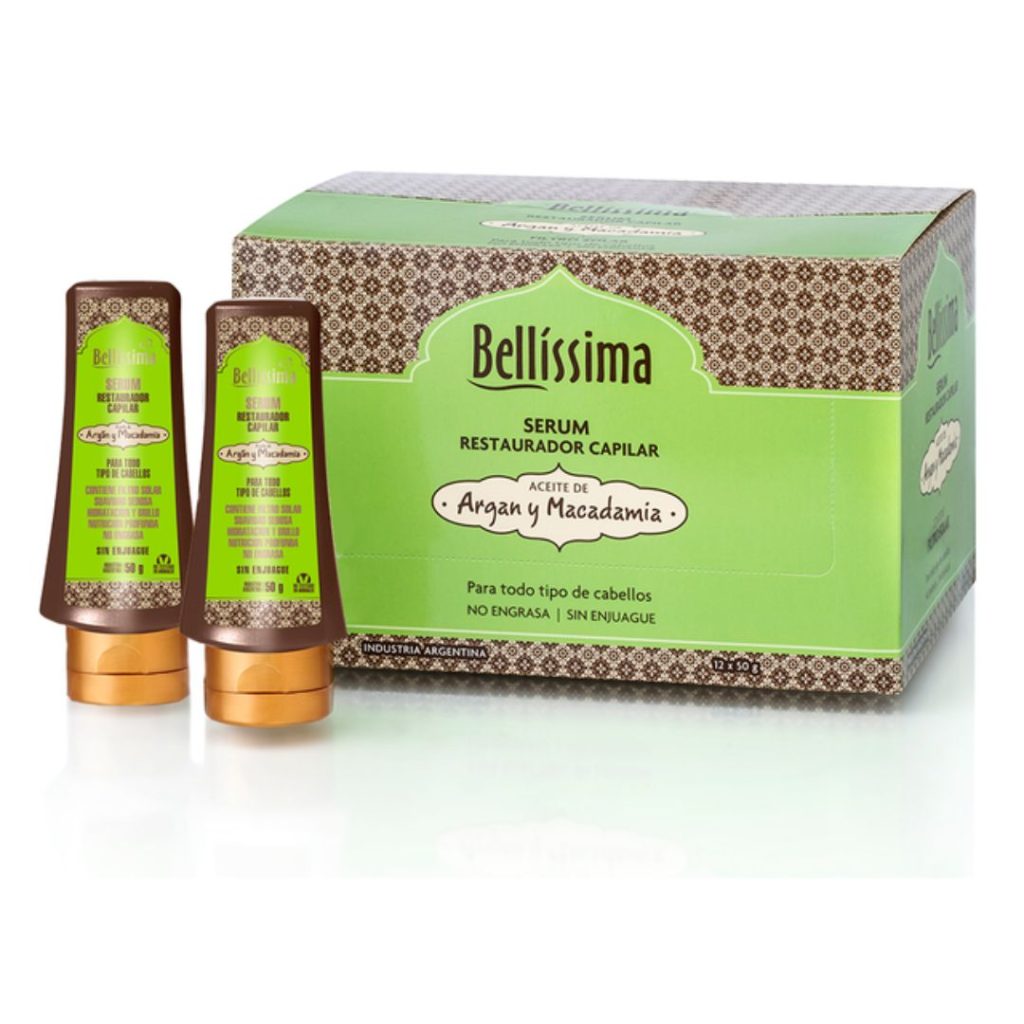 ARGAN y MACADAMIA SERUM S/ENJ. ESTUCHE x12un. x50gr. (BELLISSIMA)