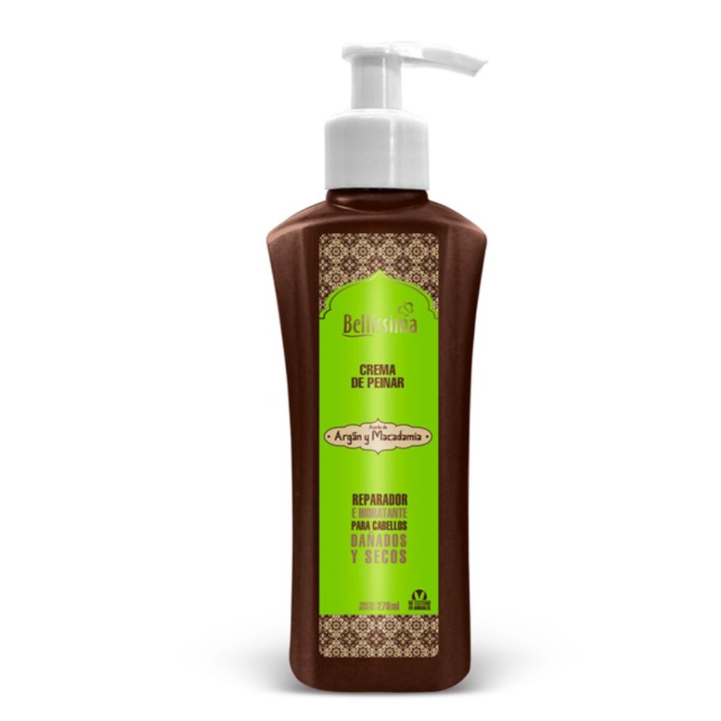 ARGAN y MACADAMIA CREMA de PEINAR x270ml. (BELLISSIMA)