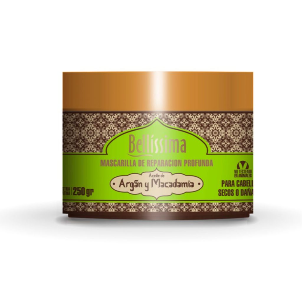 ARGAN y MACADAMIA MASCARILLA REP. PROF. x250gr. (BELLISSIMA)