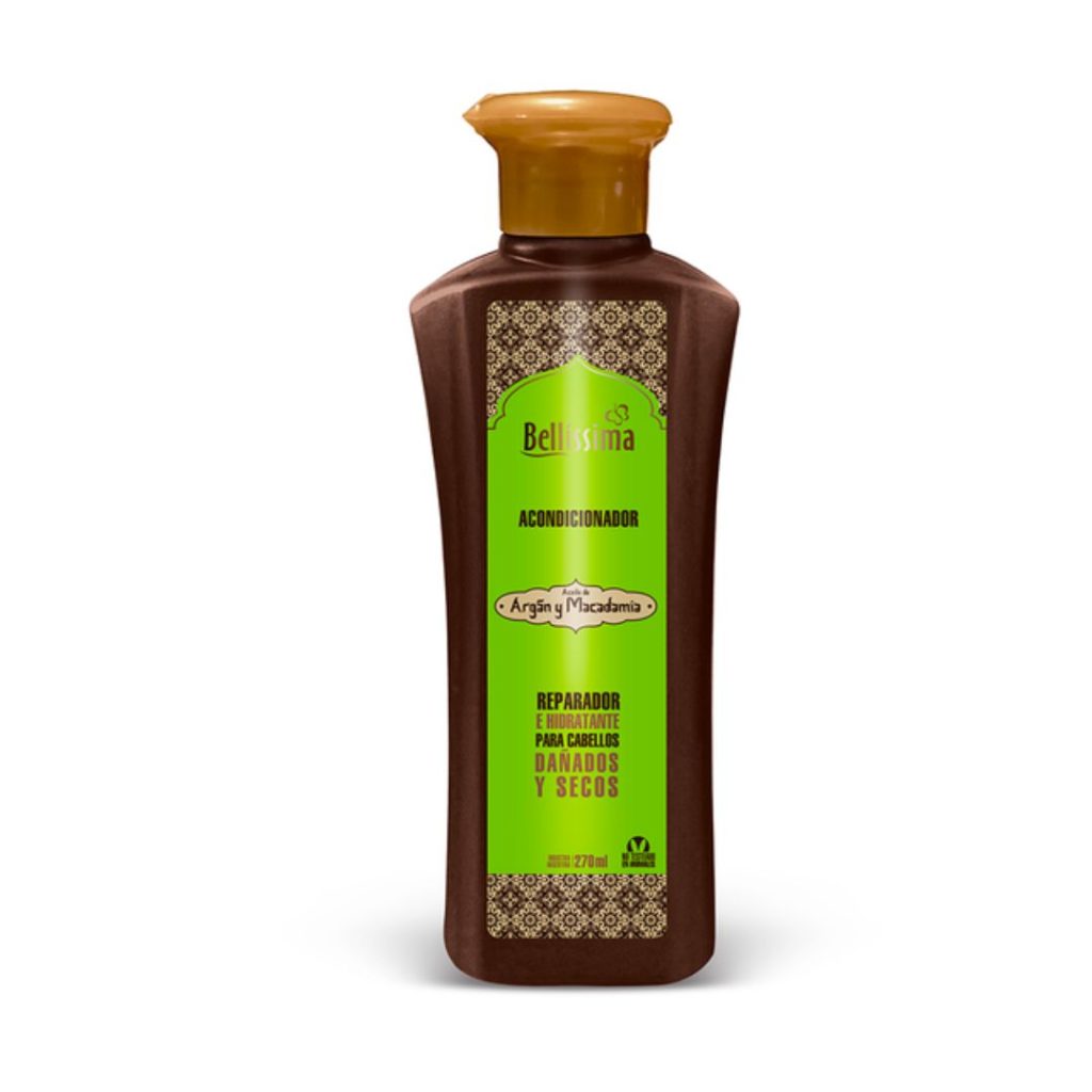 ARGAN y MACADAMIA ACONDICIONADOR x270ml. (BELLISSIMA)