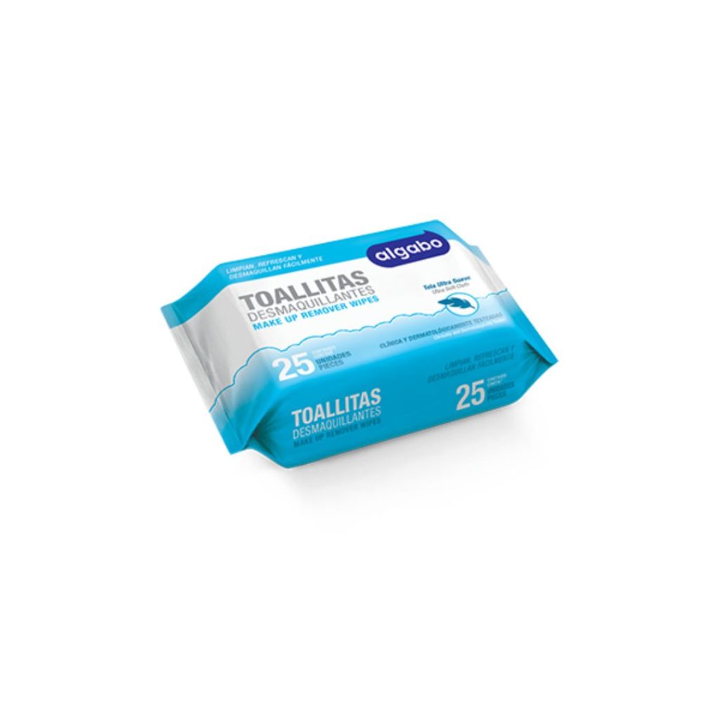 TOALLITAS DESMAQUILLANTES x25un. (6062002) (ALGABO)