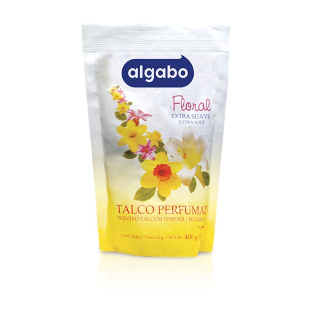 TALCO PERF. FLORAL BOLSA x400gr. (6040422)  (ALGABO)