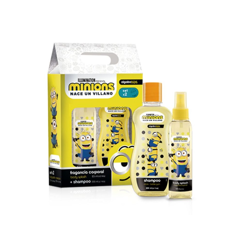 MINIONS SET x2 FRAG. CORP. + SHAMPOO (4700003) (ALGABO KIDS)