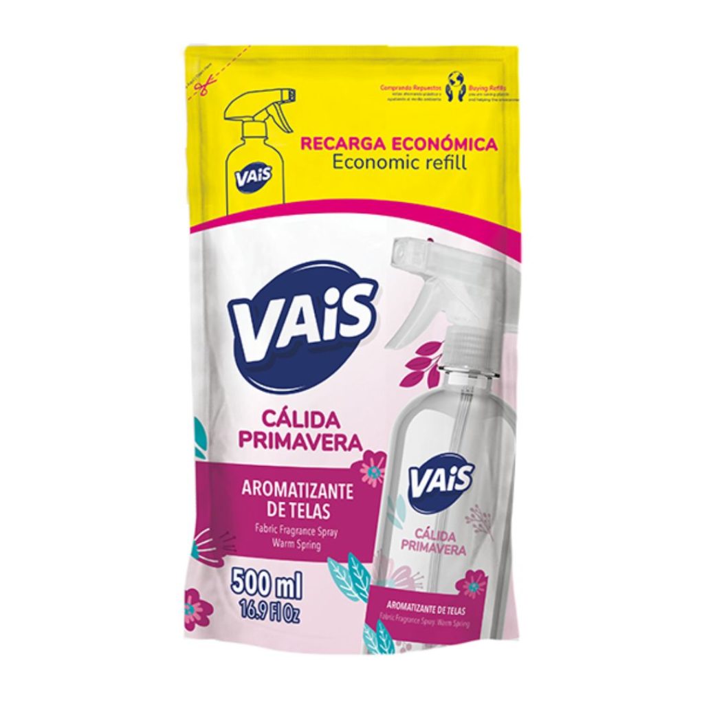 VAIS AROMAT. DE TELA CAL. PRIMAVERA DOY PACK x500ml. (6010455) (ALGABO)