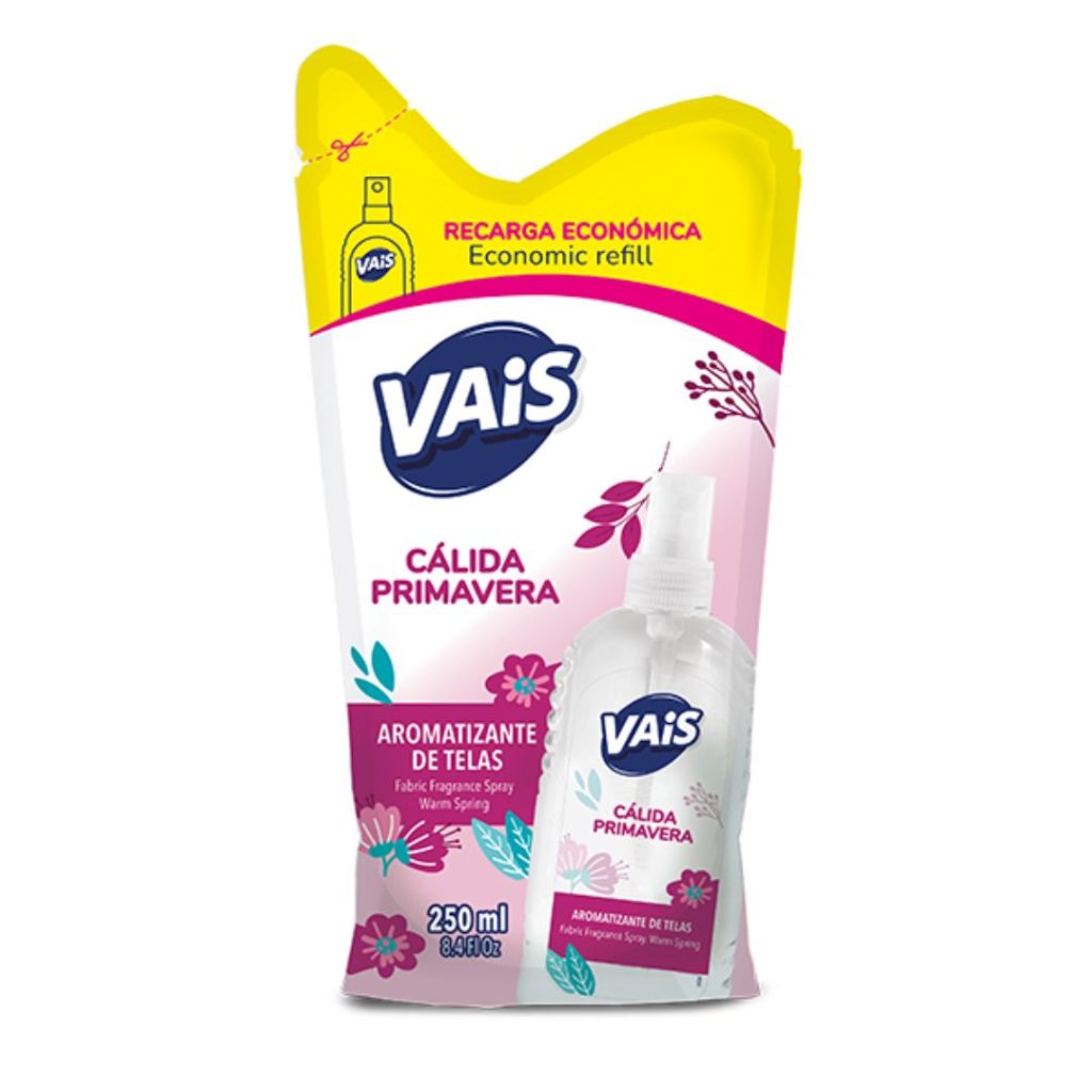 VAIS AROMAT. DE TELA CAL. PRIMAVERA DOY PACK x250ml. (6010459) (ALGABO)