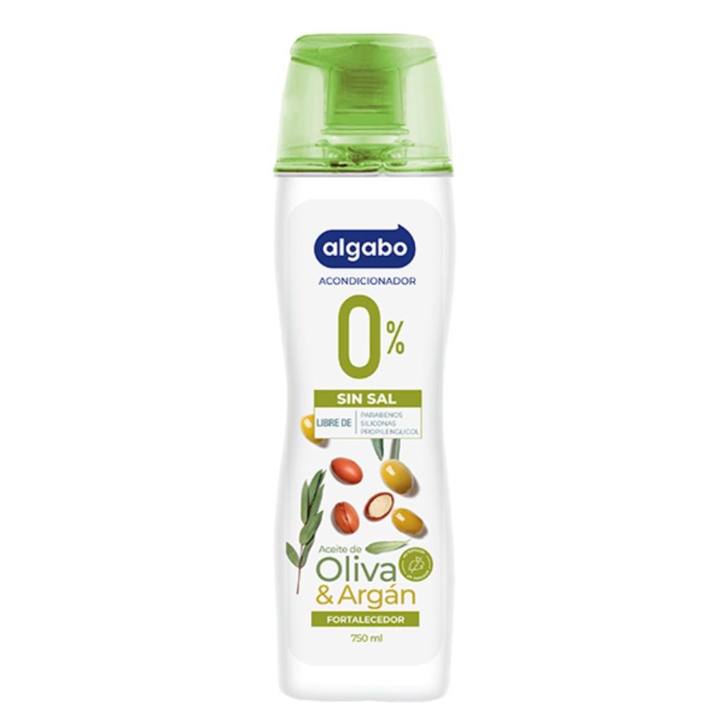 ACONDICIONADOR SIN SAL OLIVA & ARGAN x750ml. (6045927)(ALGABO)