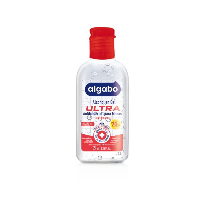 SANITIZANTE P/MANOS GEL x75ml. (6040875)(ALGABO)