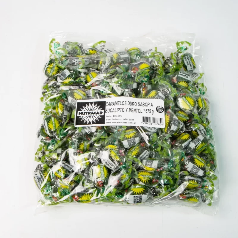 CARAMELOS x675gr. EUCALIPTUS + MENTOL (NUTRINAT)