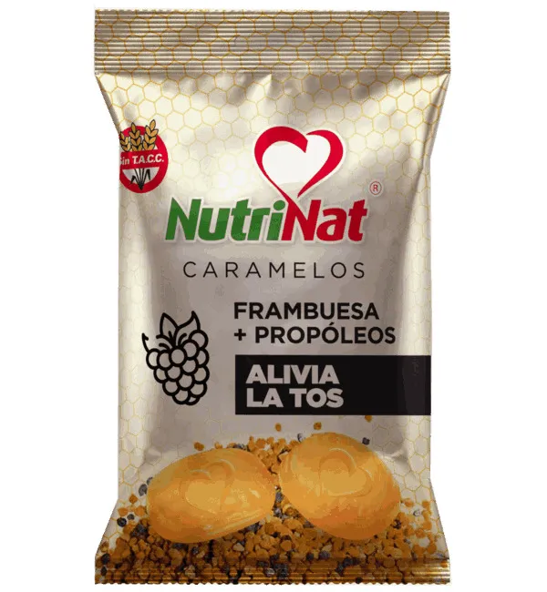 CARAMELOS x50gr. FRAMBUESA + PROPOLEO (NUTRINAT)