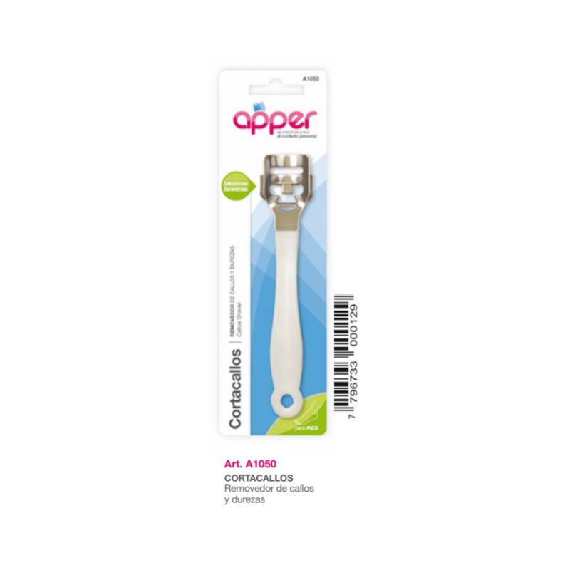 CORTACALLOS REMOVEDOR DE DUREZAS A-1050 (APPER)