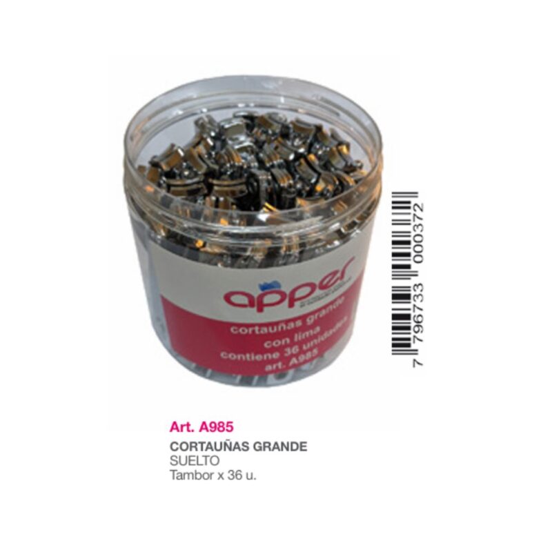 CORTAUÑAS GRANDE SUELTO A-985 (APPER)
