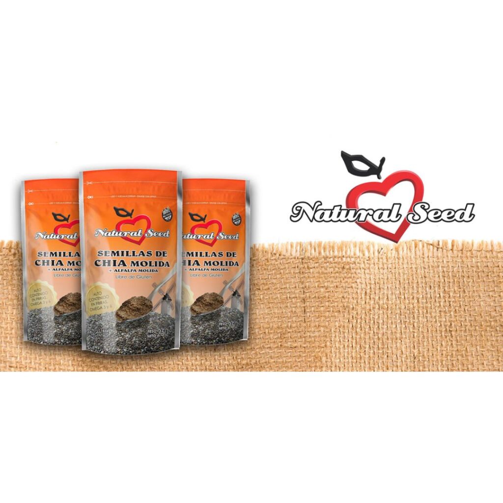 CHIA+ALFALFA x250gr. (NATURAL SEED)