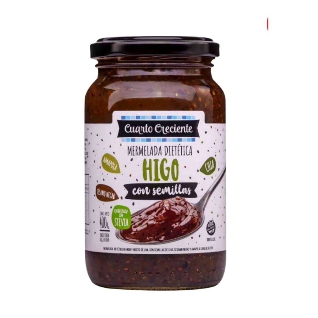MERM. C/SEMILLAS DE HIGO C/STEVIA x400gr. (CUARTO CRECIENTE)