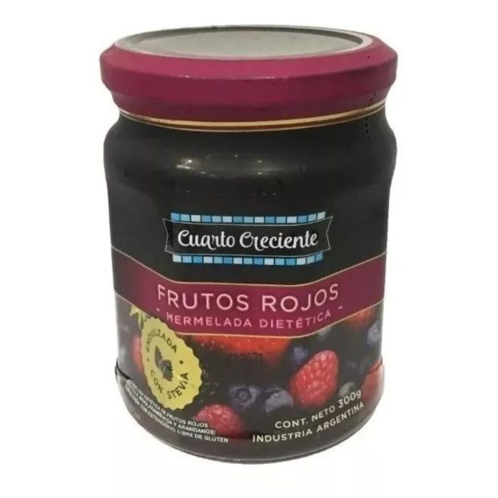 MERM. DE FRUTOS ROJOS C/STEVIA x300gr. (CUARTO CRECIENTE)