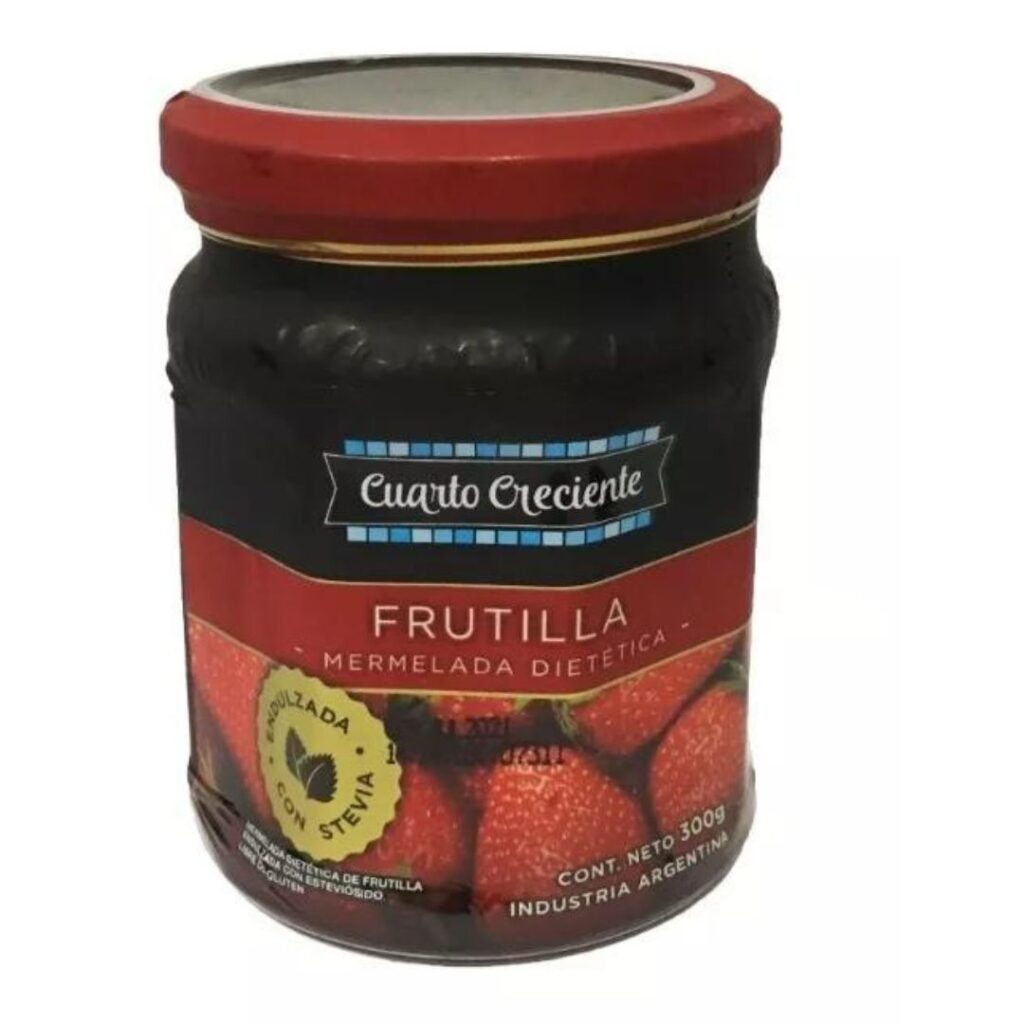 MERM. DE FRUTILLA C/STEVIA x300gr. (CUARTO CRECIENTE)