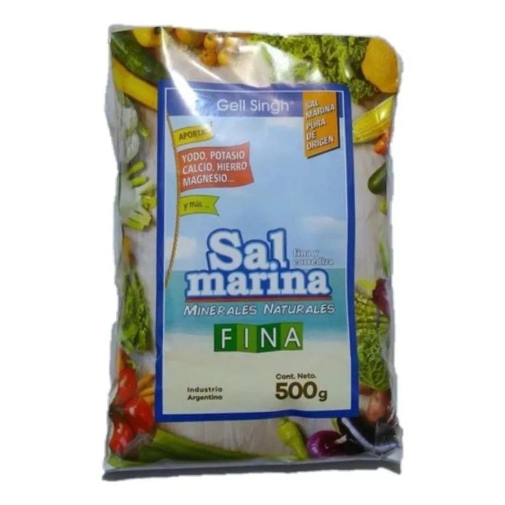 SAL MARINA FINA BOLSA x500gr. (DHARAM SINGH)