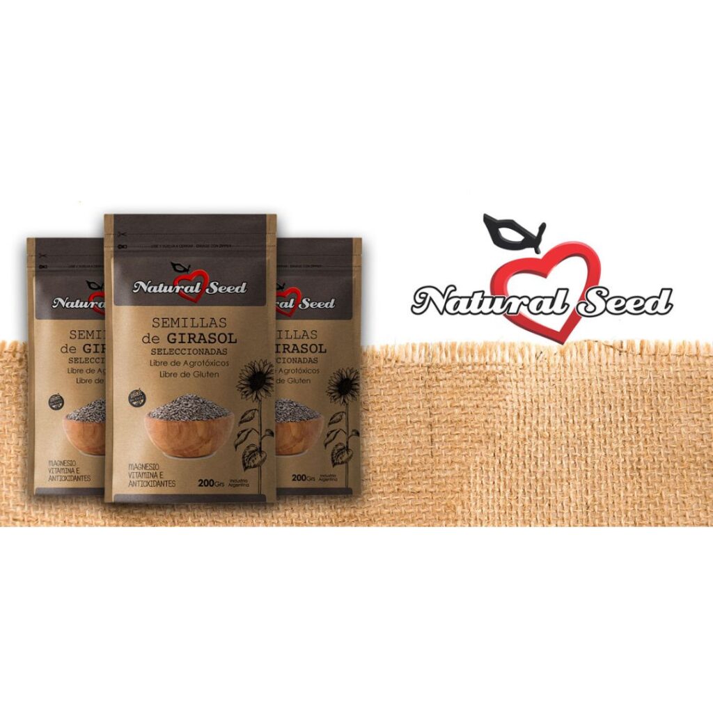 SEMILLA DE GIRASOL PELADO x200gr. (NATURAL SEED)