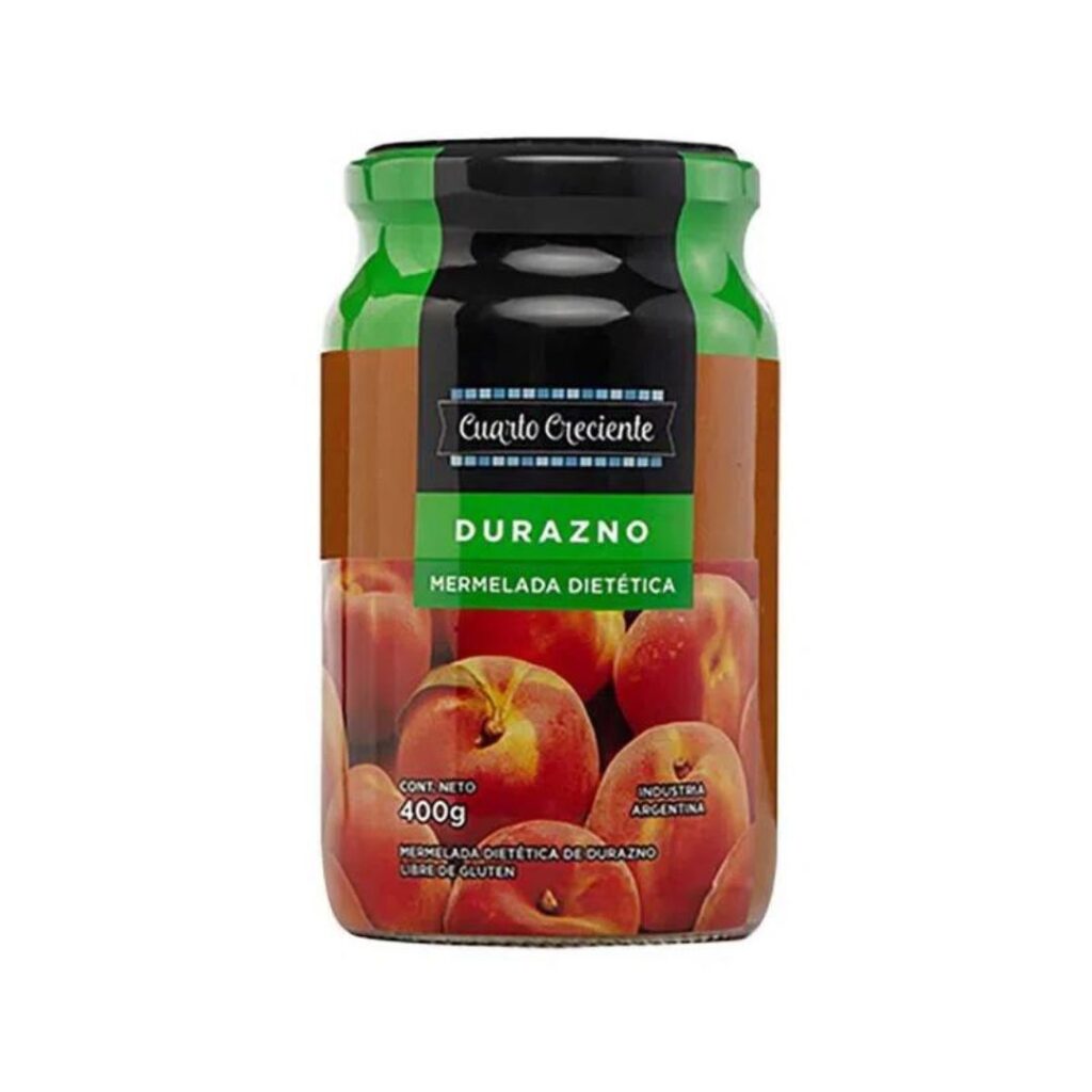 MERM. DIET DE DURAZNO x400gr. (CUARTO CRECIENTE)