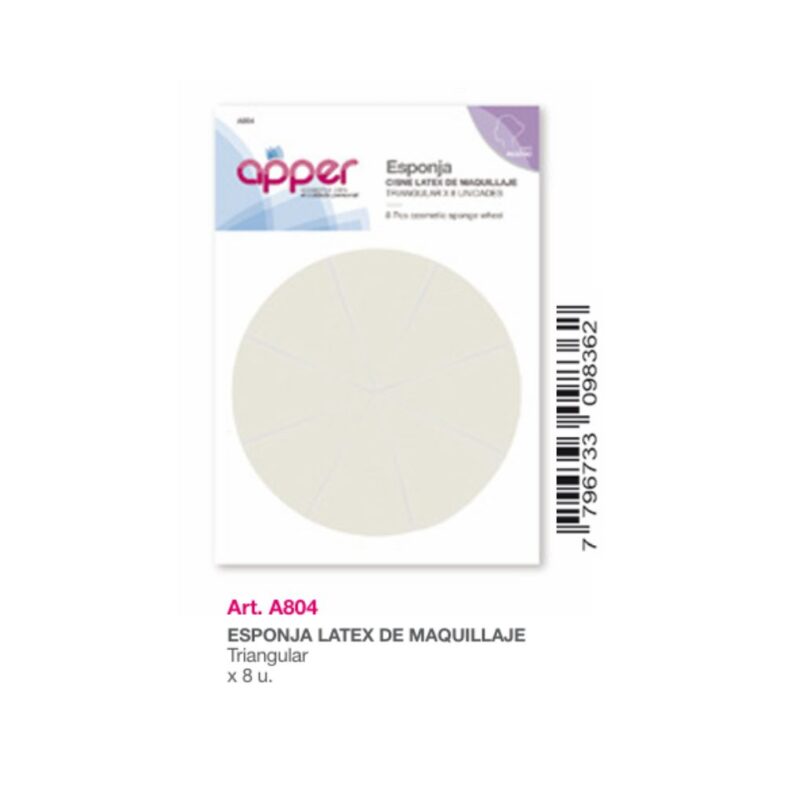 ESPONJA/CISNE DE MAQ. LATEX TRIANGULO A-804 (APPER)
