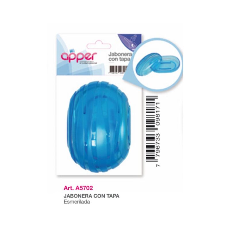 JABONERA C/TAPA ESMERILADA A-5702 (APPER)
