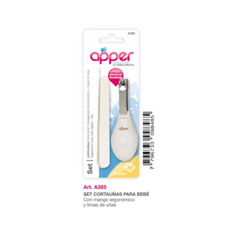 SET CORTAUÑAS BB + LIMA A-385 (APPER)