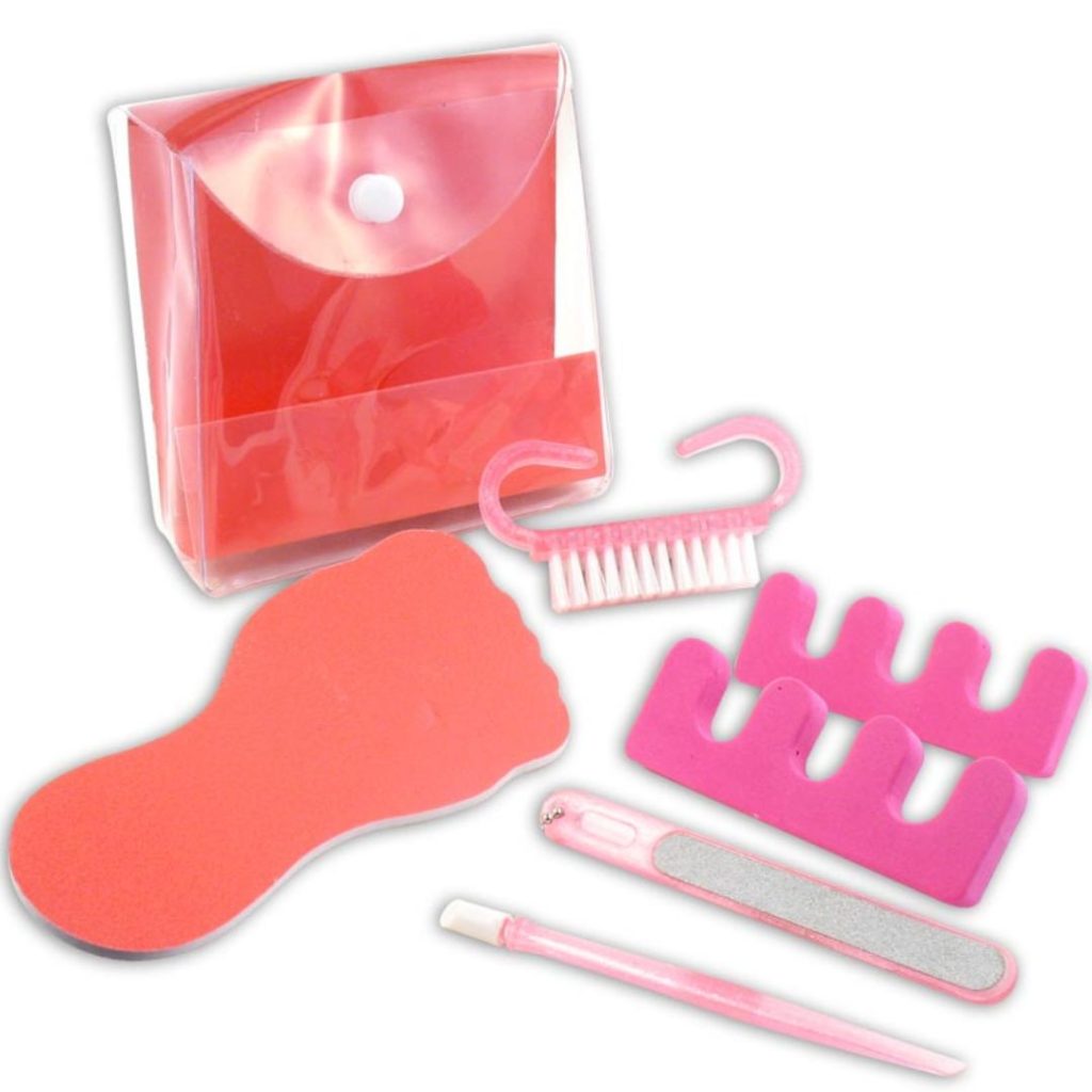 SET DE PEDICURIA ESTUCHE x 6 PIEZAS N-866 (JESSAMY)