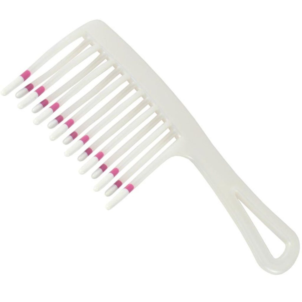 PEINE TRICOLOR C/MGO CURVO Gde. J-5889 (JESSAMY)