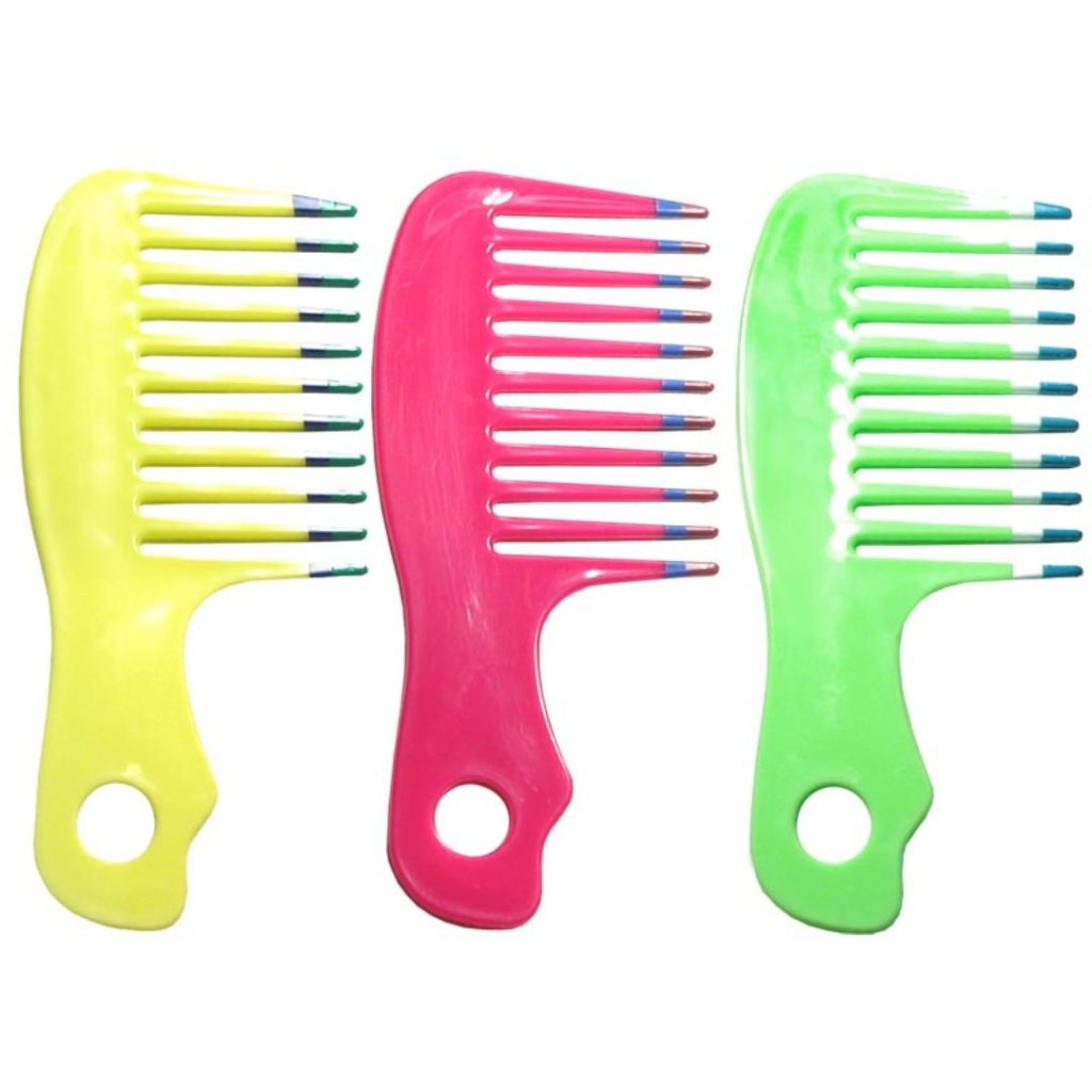 PEINE TRICOLOR AFRO C/MGO P-781 (JESSAMY)