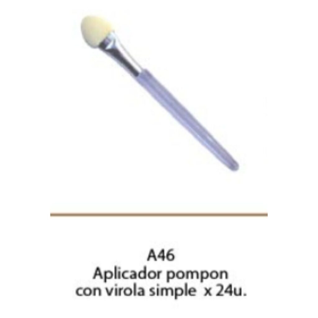 APLICADOR POMPON C/VIROLA x 24un. A-46 (JESSAMY)