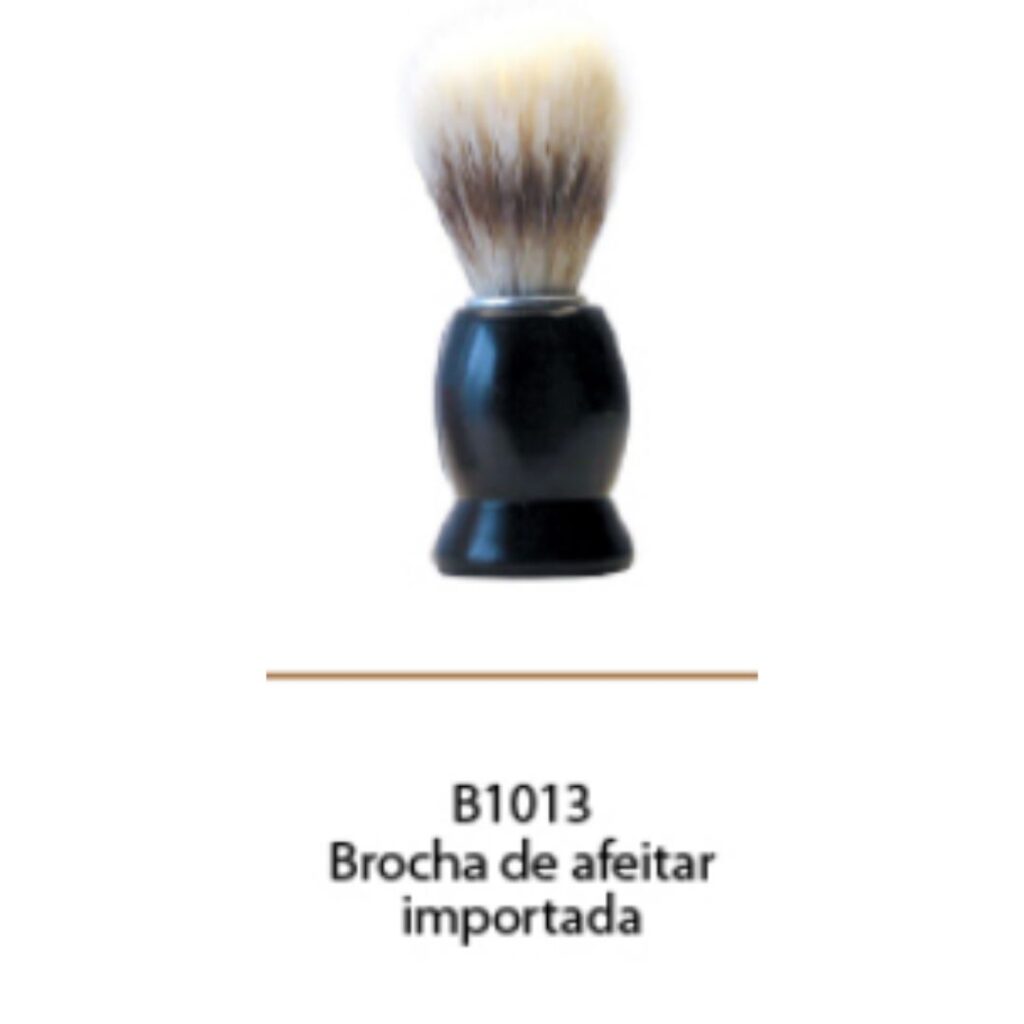 BROCHA DE AFEITAR IMPORTADA CABO PLAST. B-1013 (JESSAMY)
