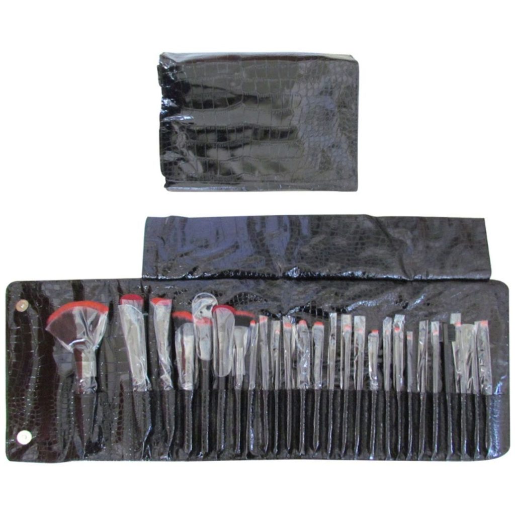 SET DE PINCELES NEGRO y ROJO x 26 PIEZAS P-8850 (JESSAMY)