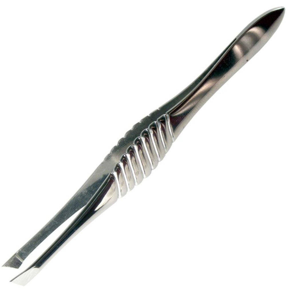 PINZA DE DEP. SESG. NIQUELADA C/FORMA J-69 (JESSAMY)