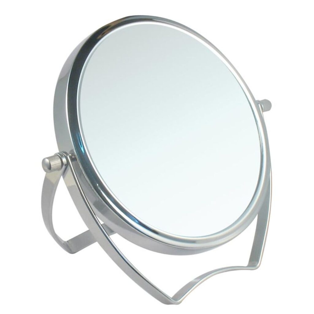 ESPEJO E-7005 DE METAL REDONDO D/FAZ 17,5cm 3X (JESSAMY)