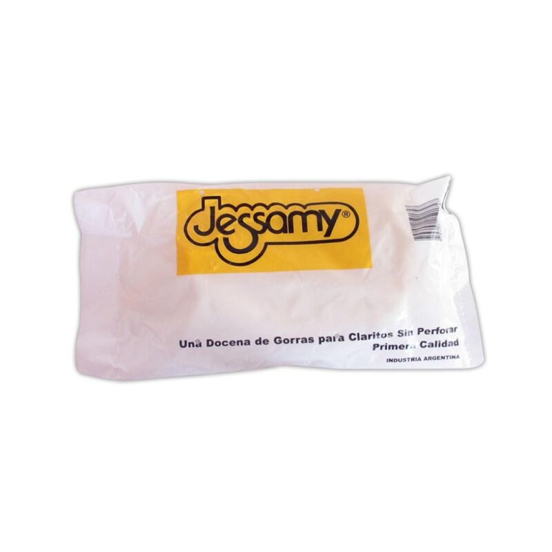 GORRO P/CLARITOS SIN PERFORAR x12 unid. G-09 (JESSAMY)