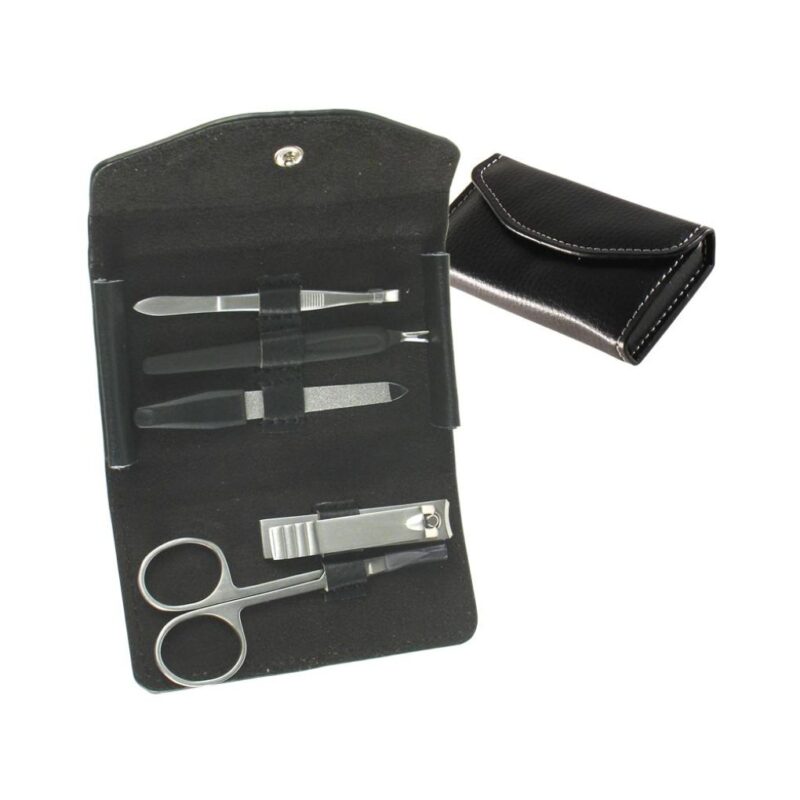 NECESER DE CUERO MANICURA x5 Pzas.N-6306 (JESSAMY)