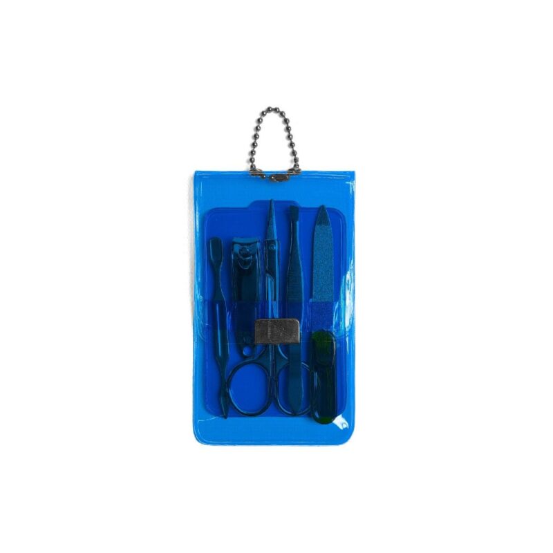 NECESER TRANSPARENTE AZUL x5 Pzas. N-8503 (JESSAMY)