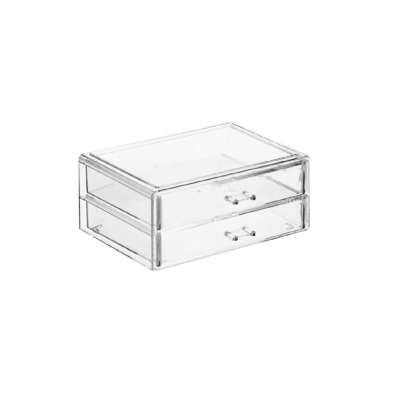 ORGANIZADOR DE ACRILICO CON 2 CAJ. O-1507 (JESSAMY)