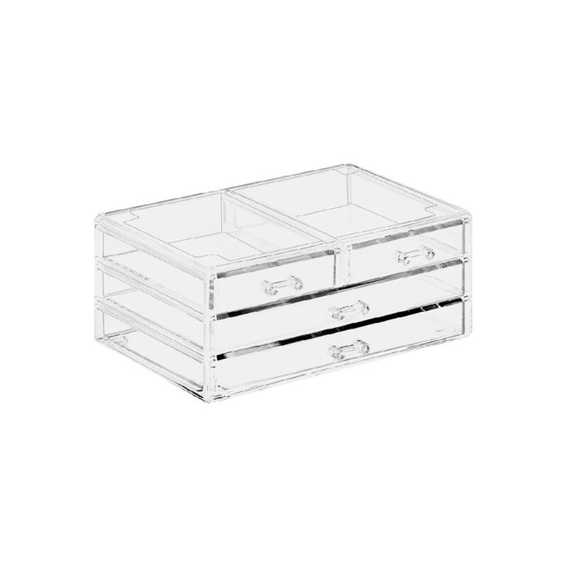 ORGANIZADOR DE ACRILICO CON 4 CAJ. O-1508 (JESSAMY)