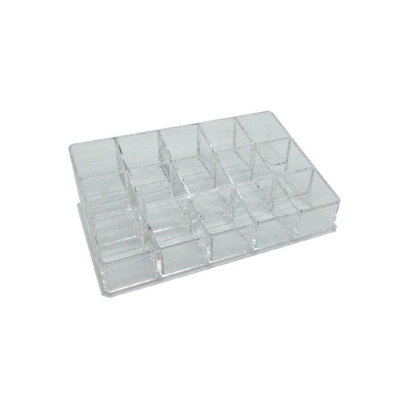 ORGANIZADOR DE ACRILICO CON 15 DIV. O-1512 (JESSAMY)