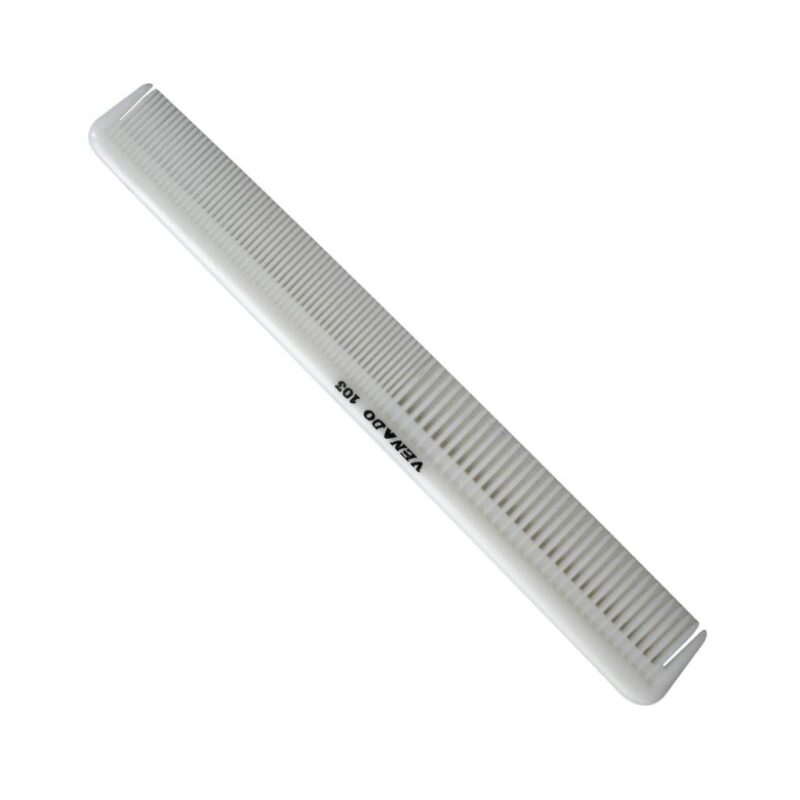 PEINE PELUQUERO DE CORTE BLANCO P-103 VENADO x12 unid. (JESSAMY)