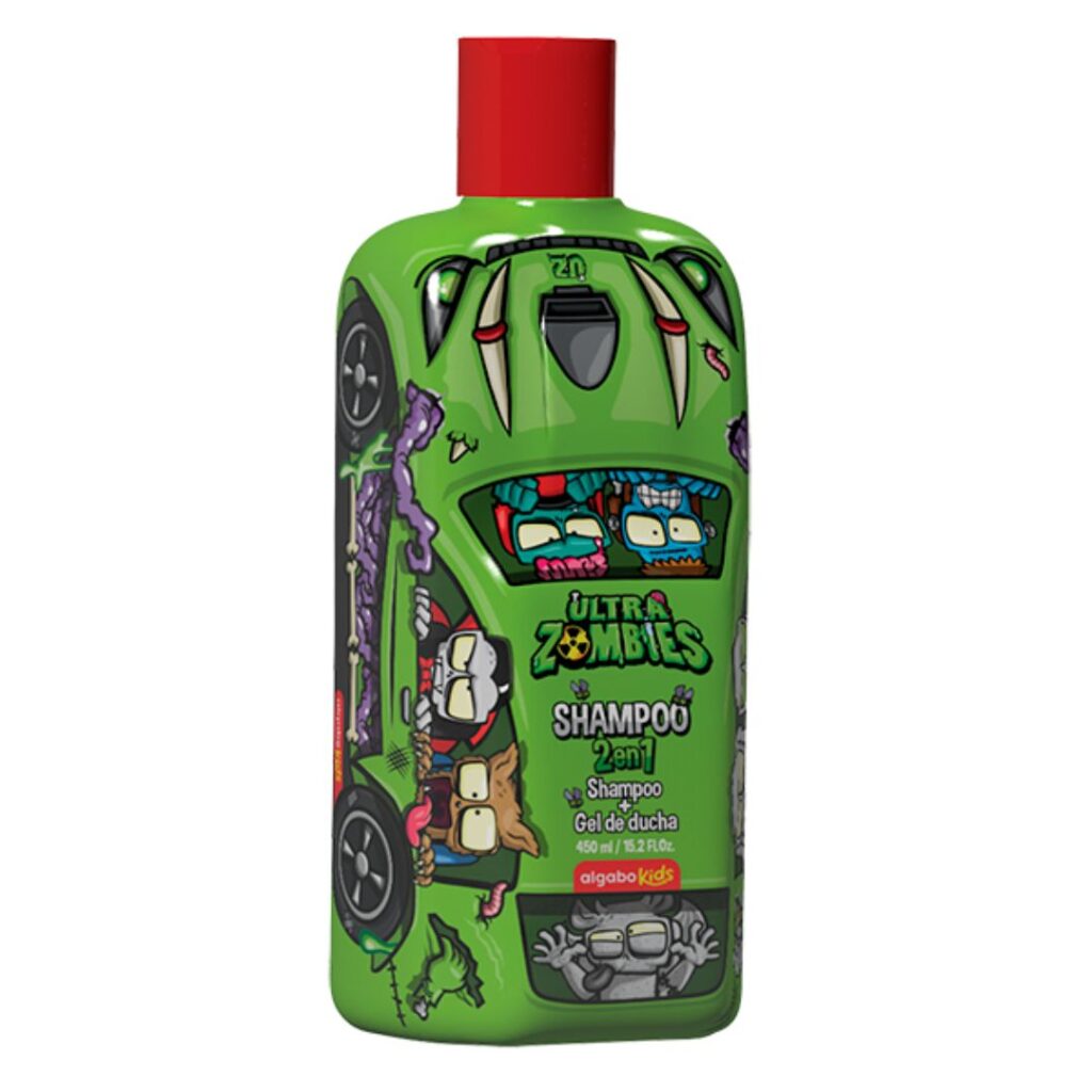 ZOMBIES AUTITO 2en1 SHAMPOO+GEL x450ml. (2943004) (ALGABO KIDS)