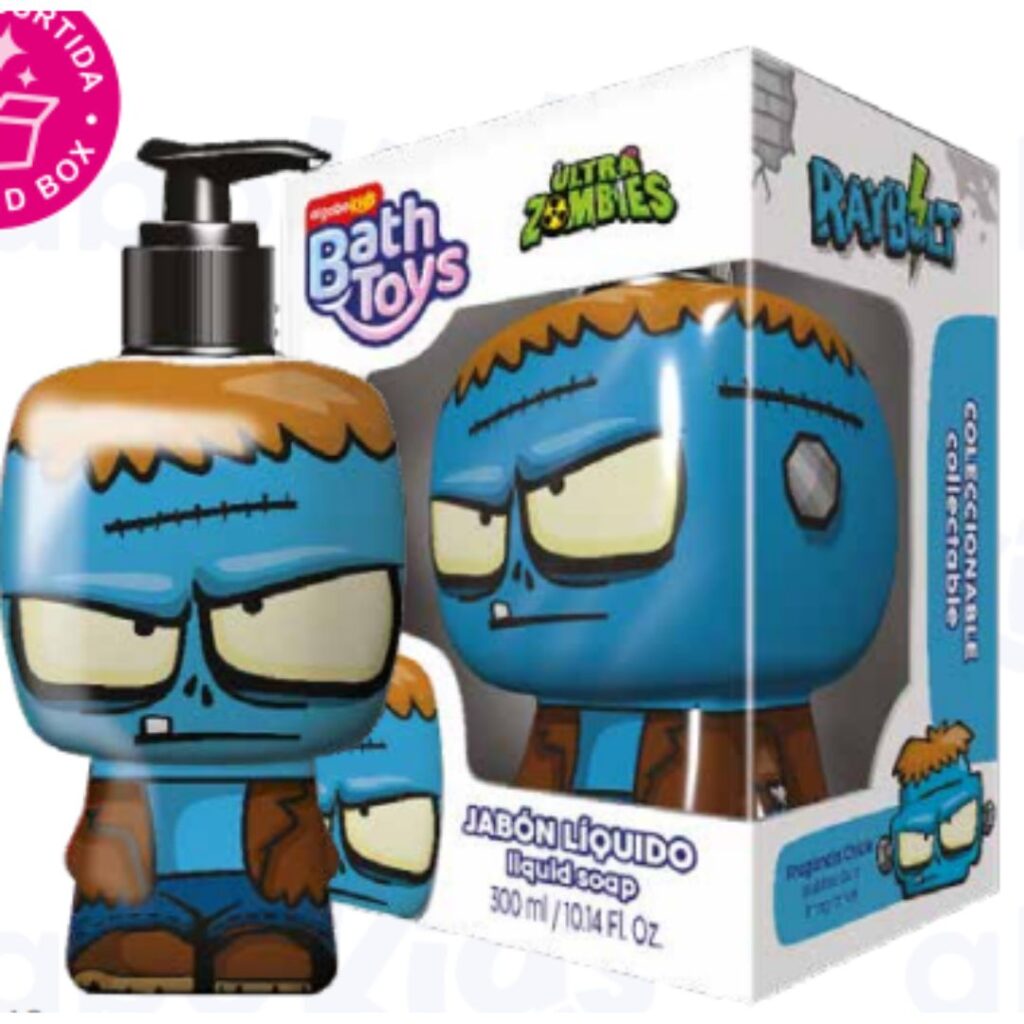 ZOMBIES BATH TOYS RAYBOLT x300ml. (2940007) (ALGABO KIDS)
