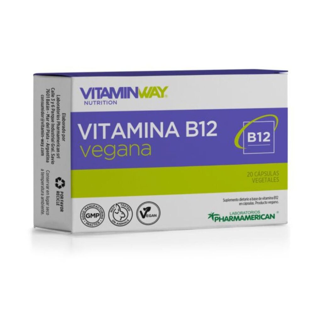 VITAMINA B12 VEGANA x20caps. (VITAMIN WAY)