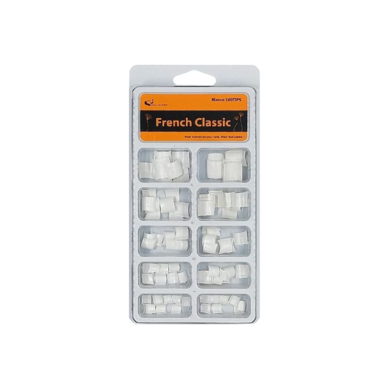 UÑAS POSTIZAS TIPS CORTOS BLANCOS x 100un. U-33 (JESSAMY)