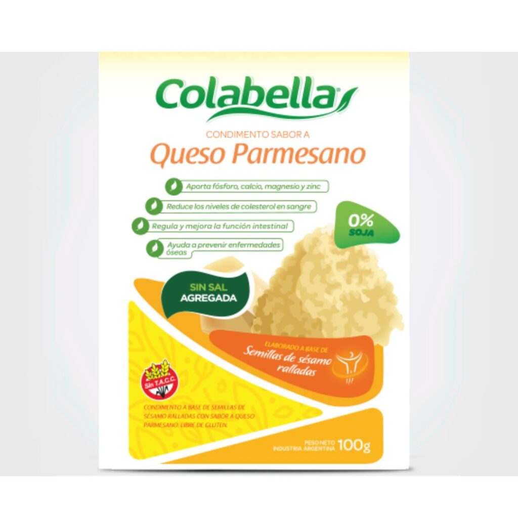 QUESO PARMESANO S/SAL x100gr. (COLABELLA) DESC. 20%