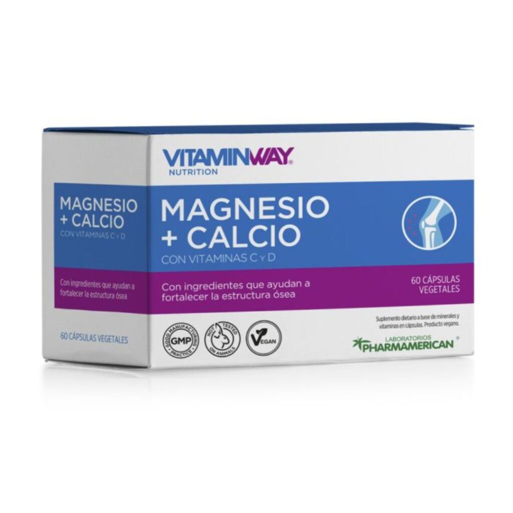 MAGNESIO + CALCIO x60caps. (VITAMIN WAY)