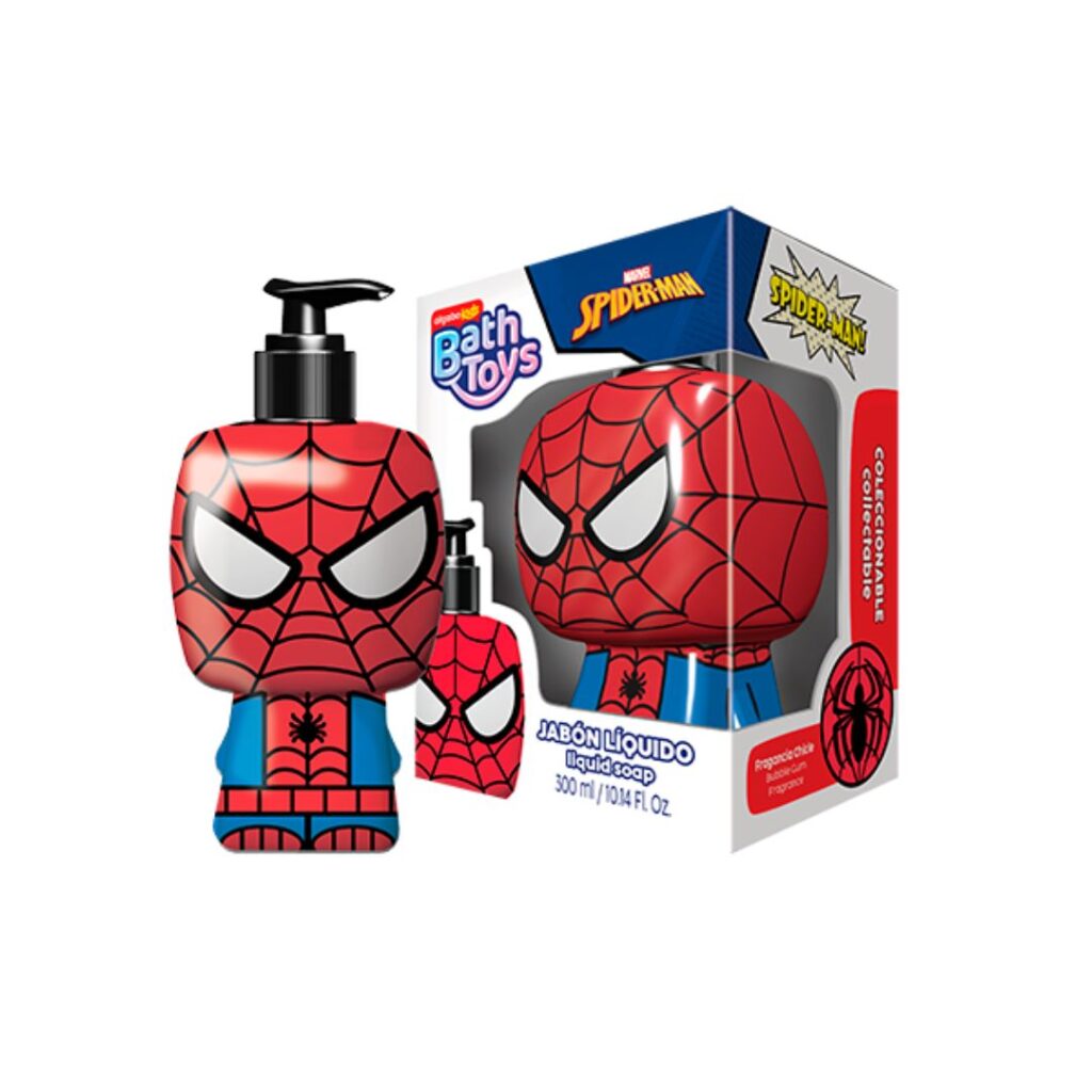 SPIDERMAN BATH TOYS x300ml. (4240302) (ALGABO KIDS)